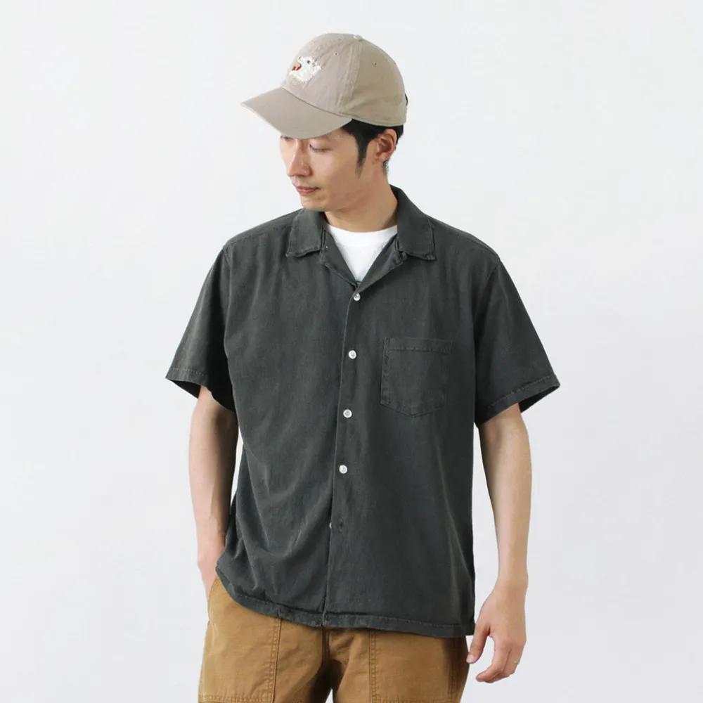 GOOD ON Shirts^/ Short Sleeve TEE Open Collar Shirt