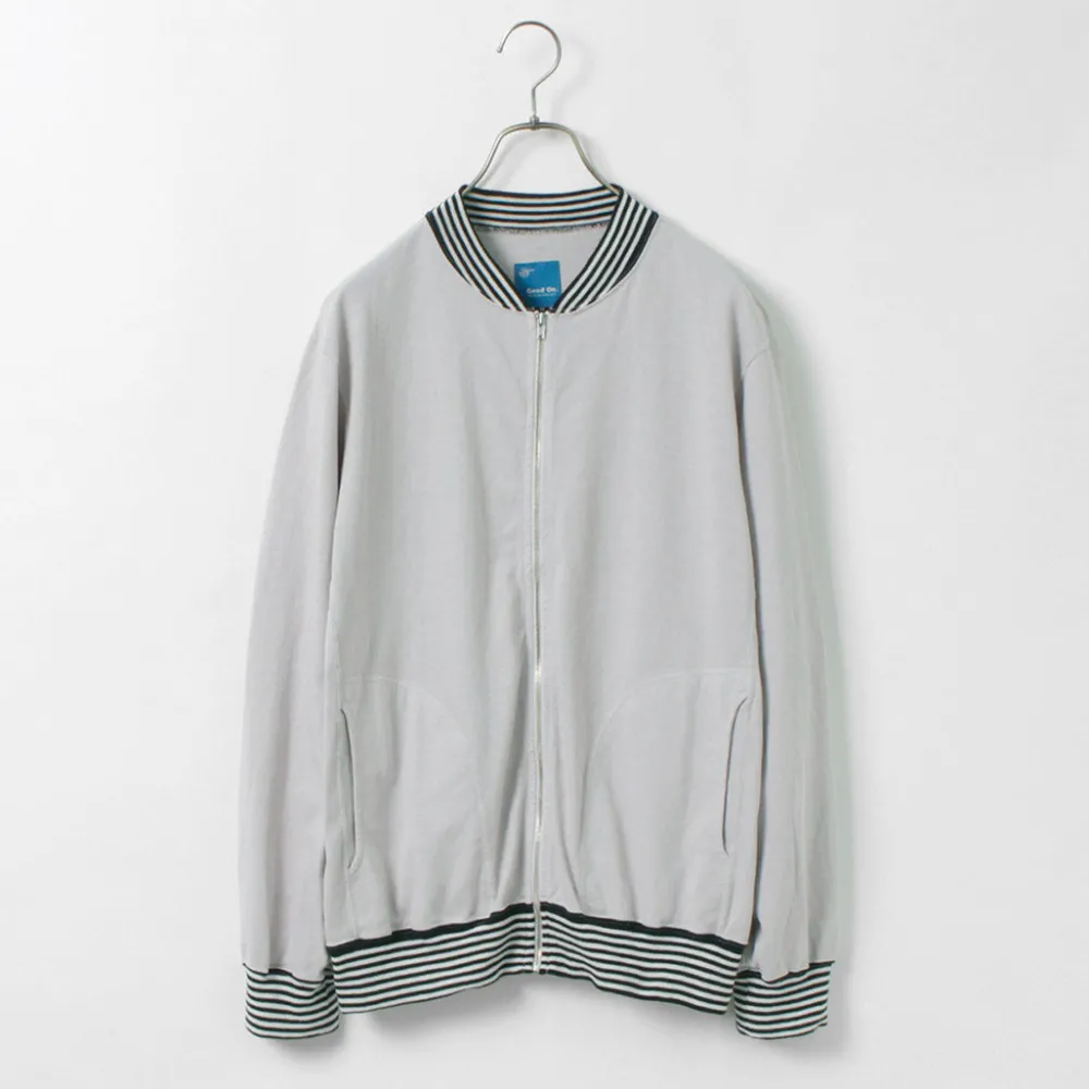 GOOD ON Jackets^/ Striped Rib Tee Track Jacket
