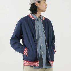 GOOD ON Jackets^/ Striped Rib Tee Track Jacket