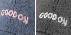 GOOD ON Hats^/ TEE mesh cap embroidery