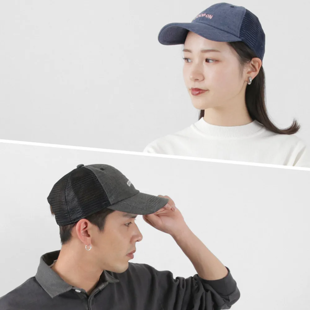 GOOD ON Hats^/ TEE mesh cap embroidery