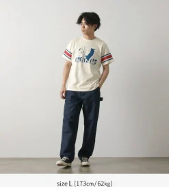 GOOD ON T-Shirts^/ Vintage Sleeve Indian S/S T-Shirt