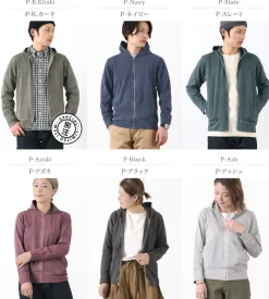 GOOD ON Sweatshirts^/ Zip Tee Parka Pigment Dye