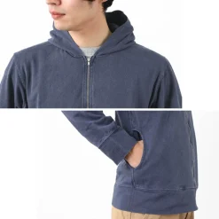 GOOD ON Sweatshirts^/ Zip Tee Parka Pigment Dye