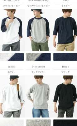 GOODWEAR T-Shirts^/ 7/10 Sleeve Raglan T-Shirt