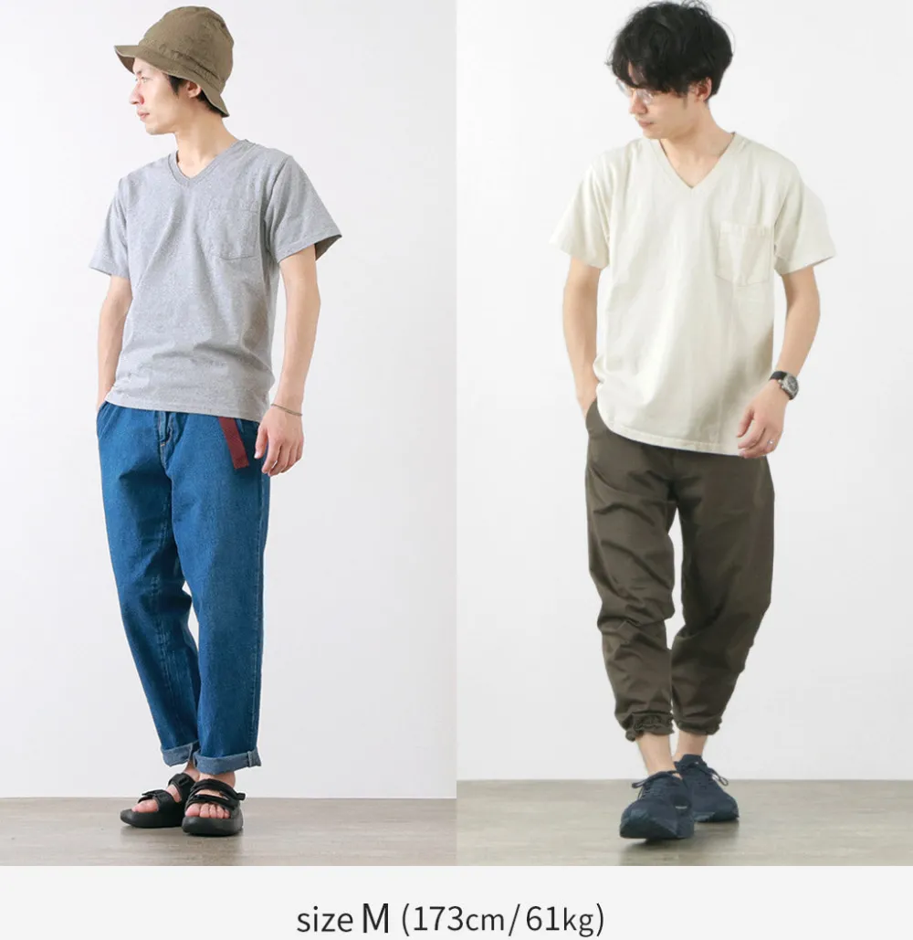 GOODWEAR T-Shirts^/ Coded short sleeve V-neck pocket T-shirt