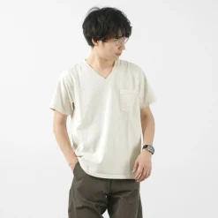 GOODWEAR T-Shirts^/ Coded short sleeve V-neck pocket T-shirt