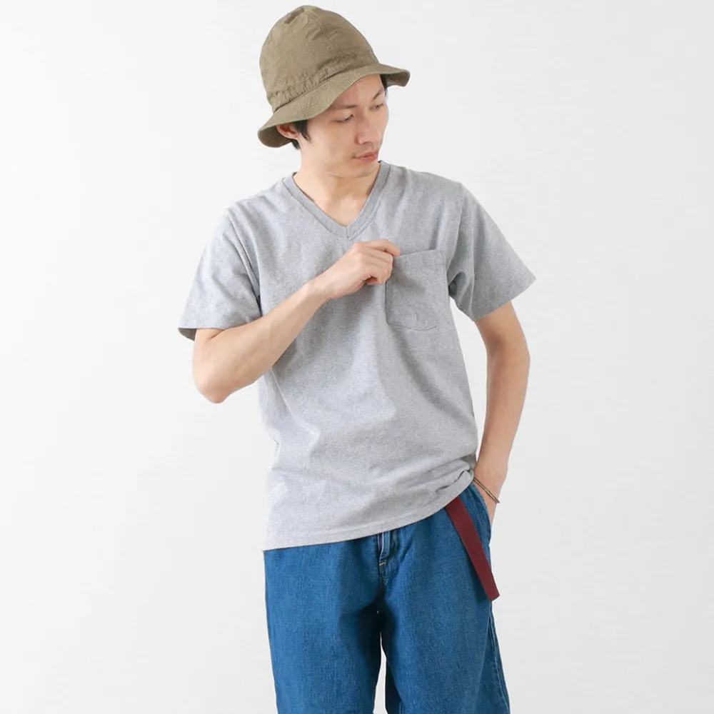 GOODWEAR T-Shirts^/ Coded short sleeve V-neck pocket T-shirt