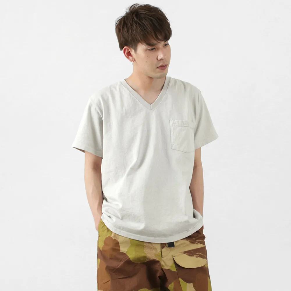 GOODWEAR T-Shirts^/ Coded short sleeve V-neck pocket T-shirt