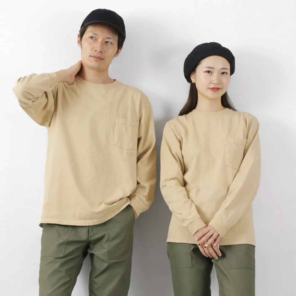 GOODWEAR T-Shirts^/ Crew Neck Pocket T-Shirt Long Sleeve