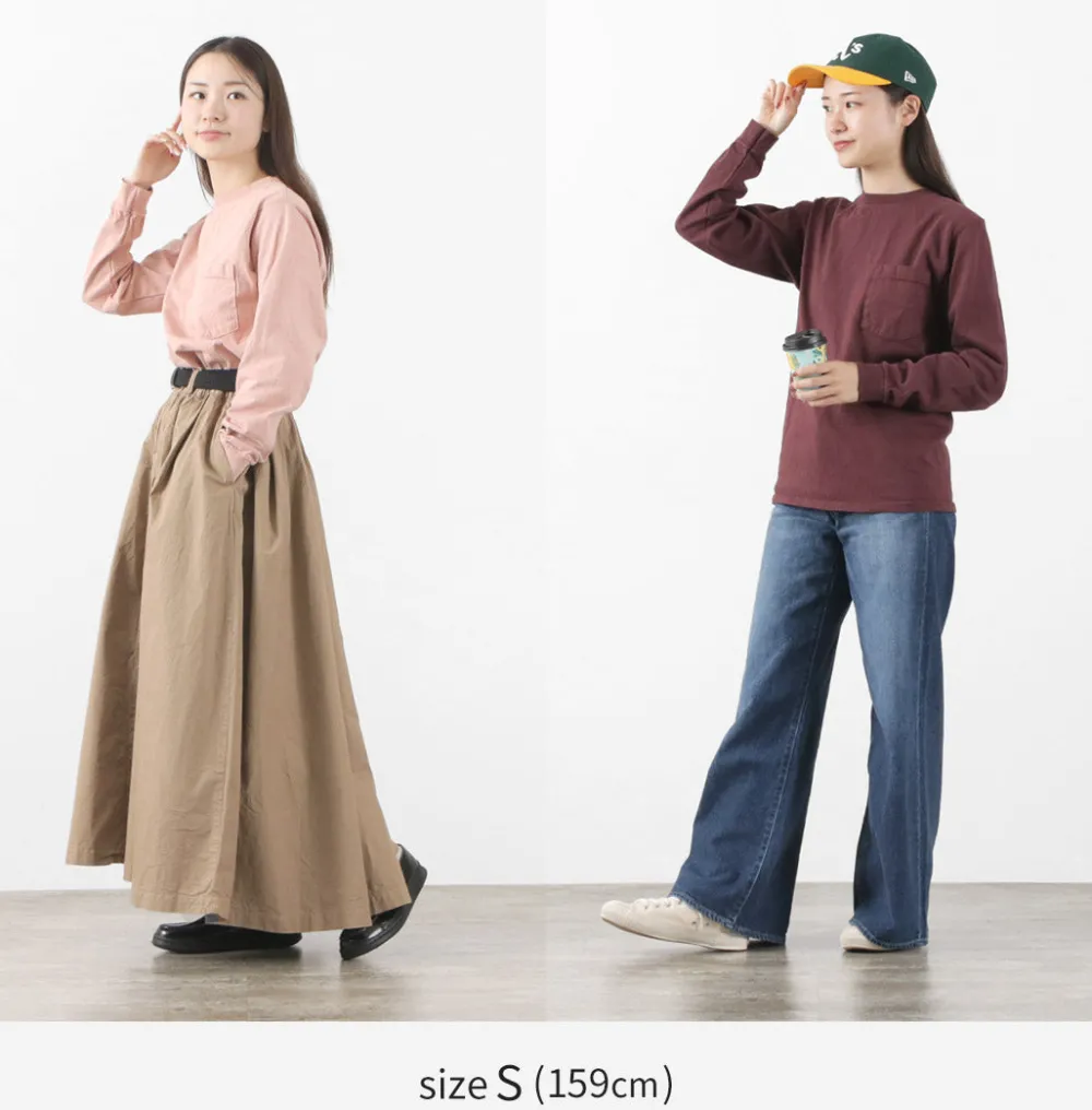 GOODWEAR T-Shirts^/ Crew Neck Pocket T-Shirt Long Sleeve