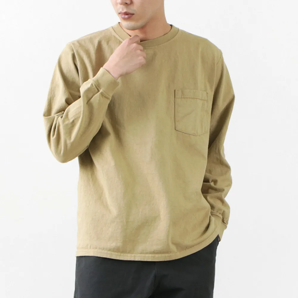 GOODWEAR T-Shirts^/ Crew Neck Pocket T-Shirt Long Sleeve