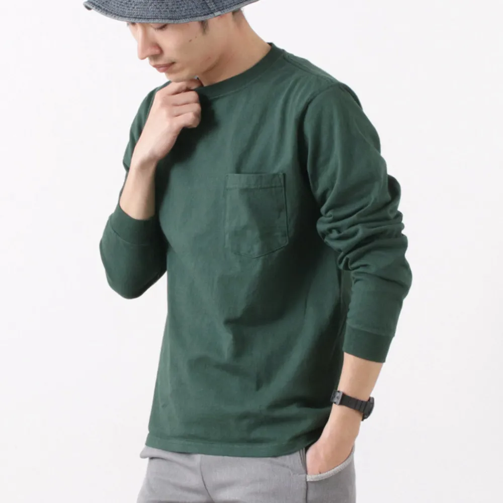 GOODWEAR T-Shirts^/ Crew Neck Pocket T-Shirt Long Sleeve