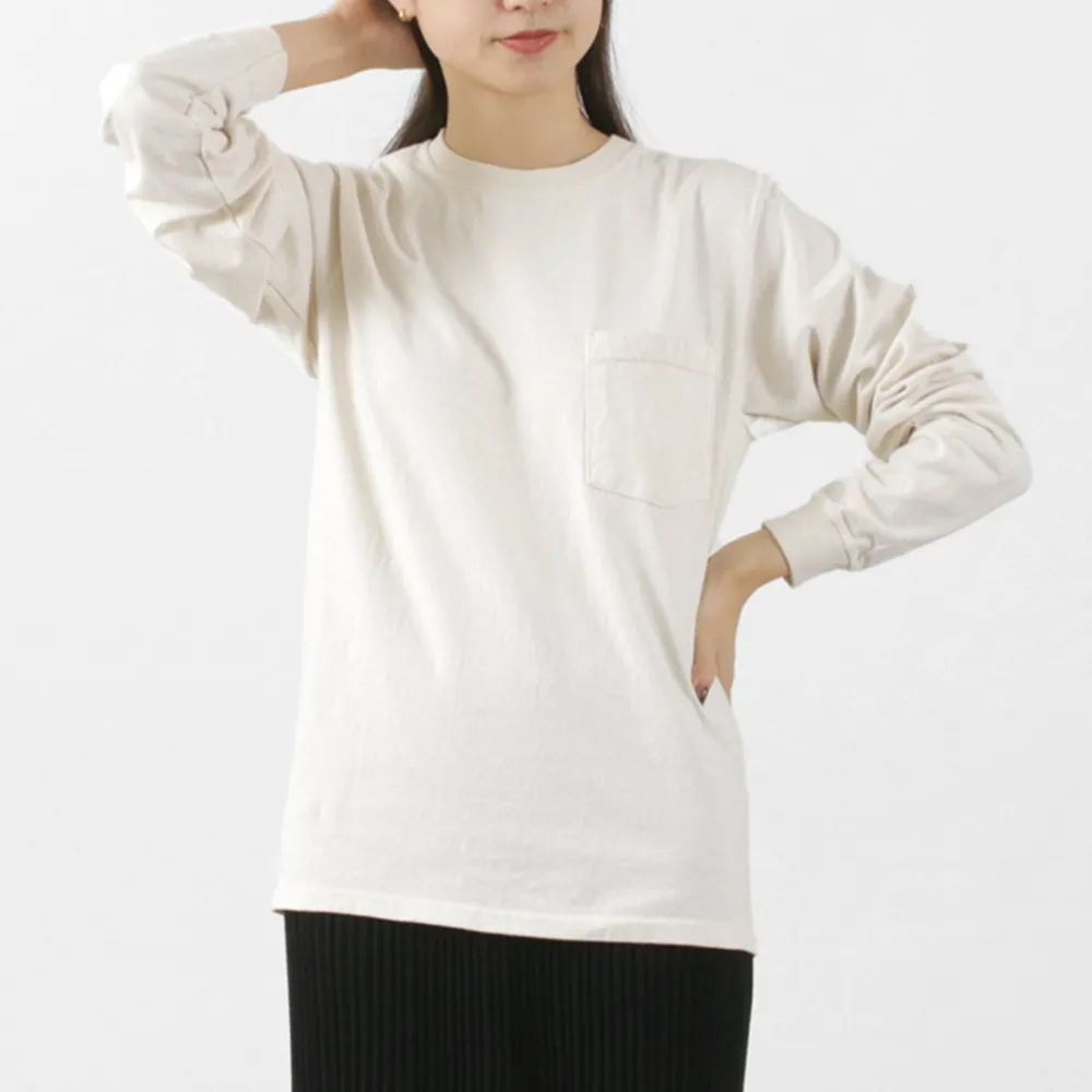GOODWEAR T-Shirts^/ Crew Neck Pocket T-Shirt Long Sleeve
