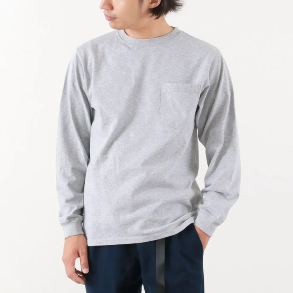 GOODWEAR T-Shirts^/ Crew Neck Pocket T-Shirt Long Sleeve