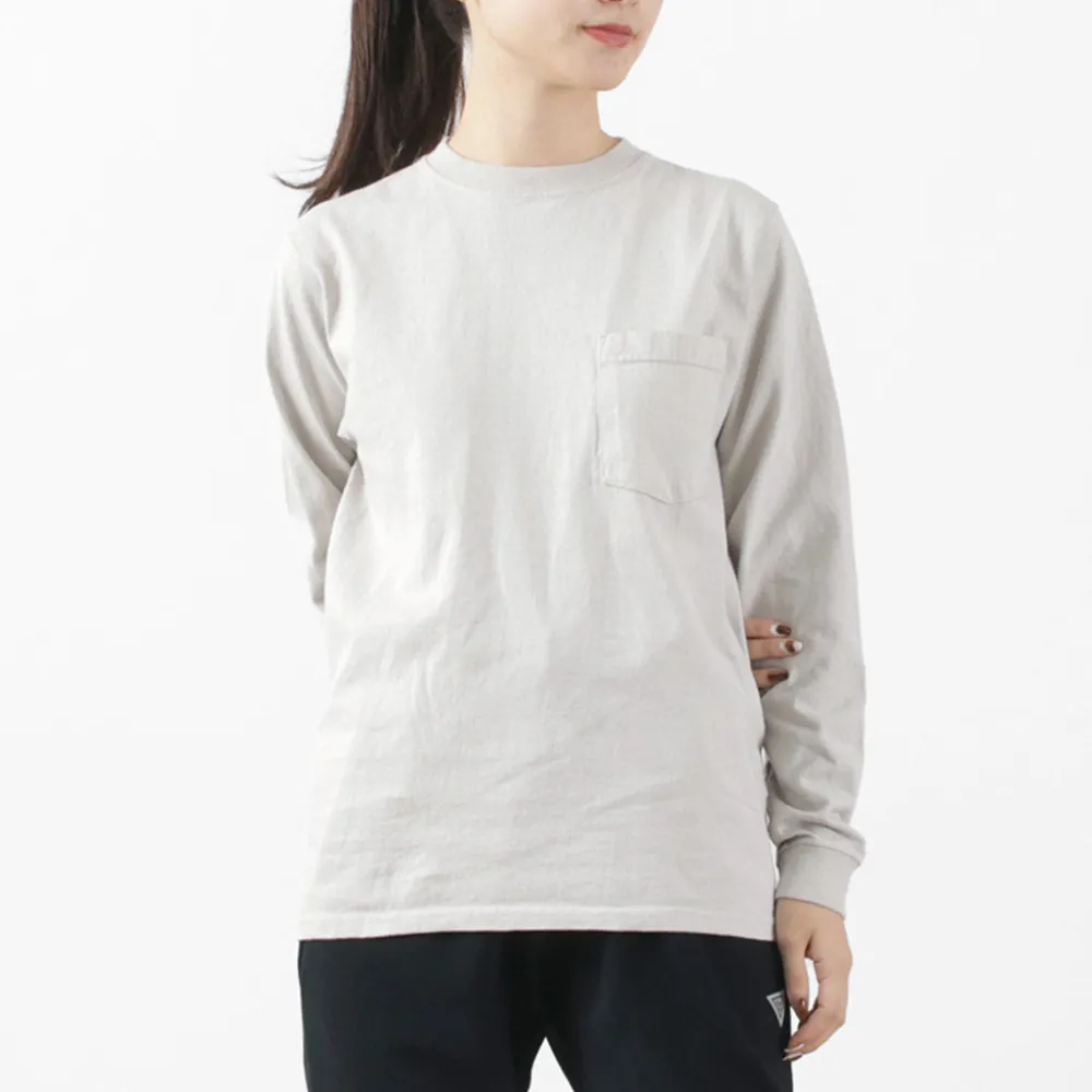 GOODWEAR T-Shirts^/ Crew Neck Pocket T-Shirt Long Sleeve