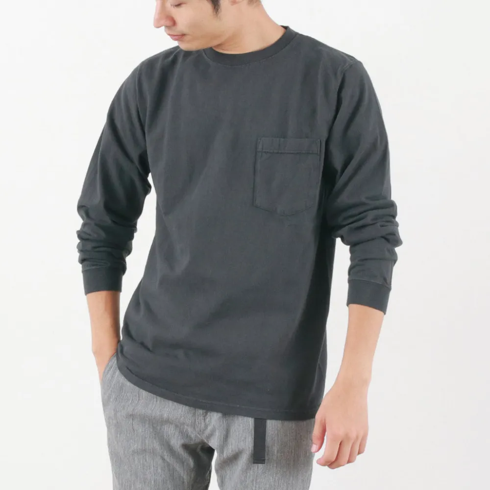 GOODWEAR T-Shirts^/ Crew Neck Pocket T-Shirt Long Sleeve