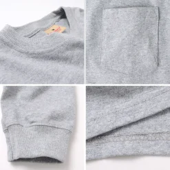 GOODWEAR T-Shirts^/ Crew Neck Pocket T-Shirt Long Sleeve