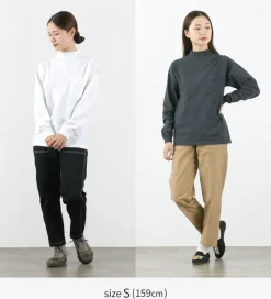 GOODWEAR T-Shirts^/ Long Sleeve Mock Neck Pocket T-Shirt
