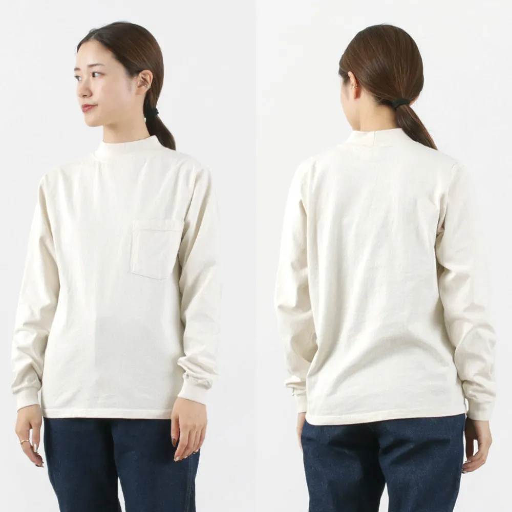 GOODWEAR T-Shirts^/ Long Sleeve Mock Neck Pocket T-Shirt