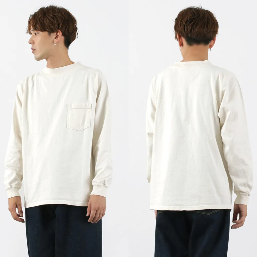 GOODWEAR T-Shirts^/ Long Sleeve Mock Neck Pocket T-Shirt