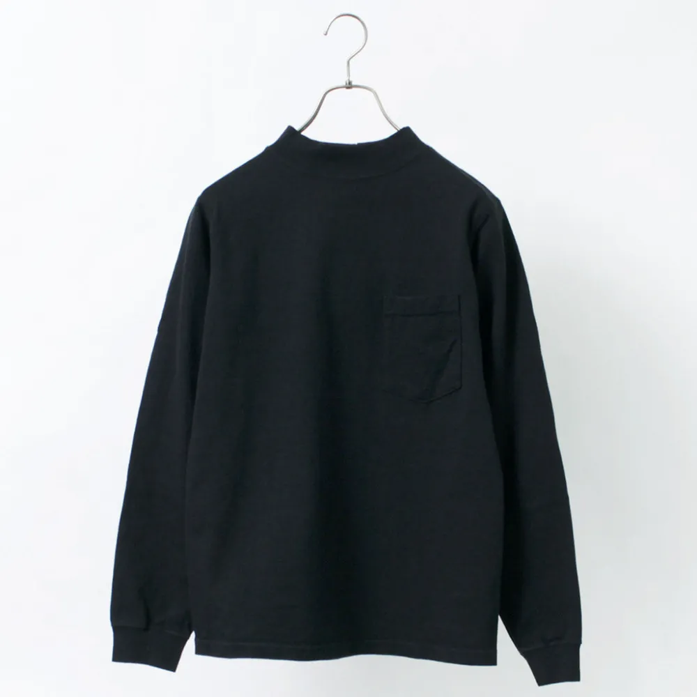 GOODWEAR T-Shirts^/ Long Sleeve Mock Neck Pocket T-Shirt