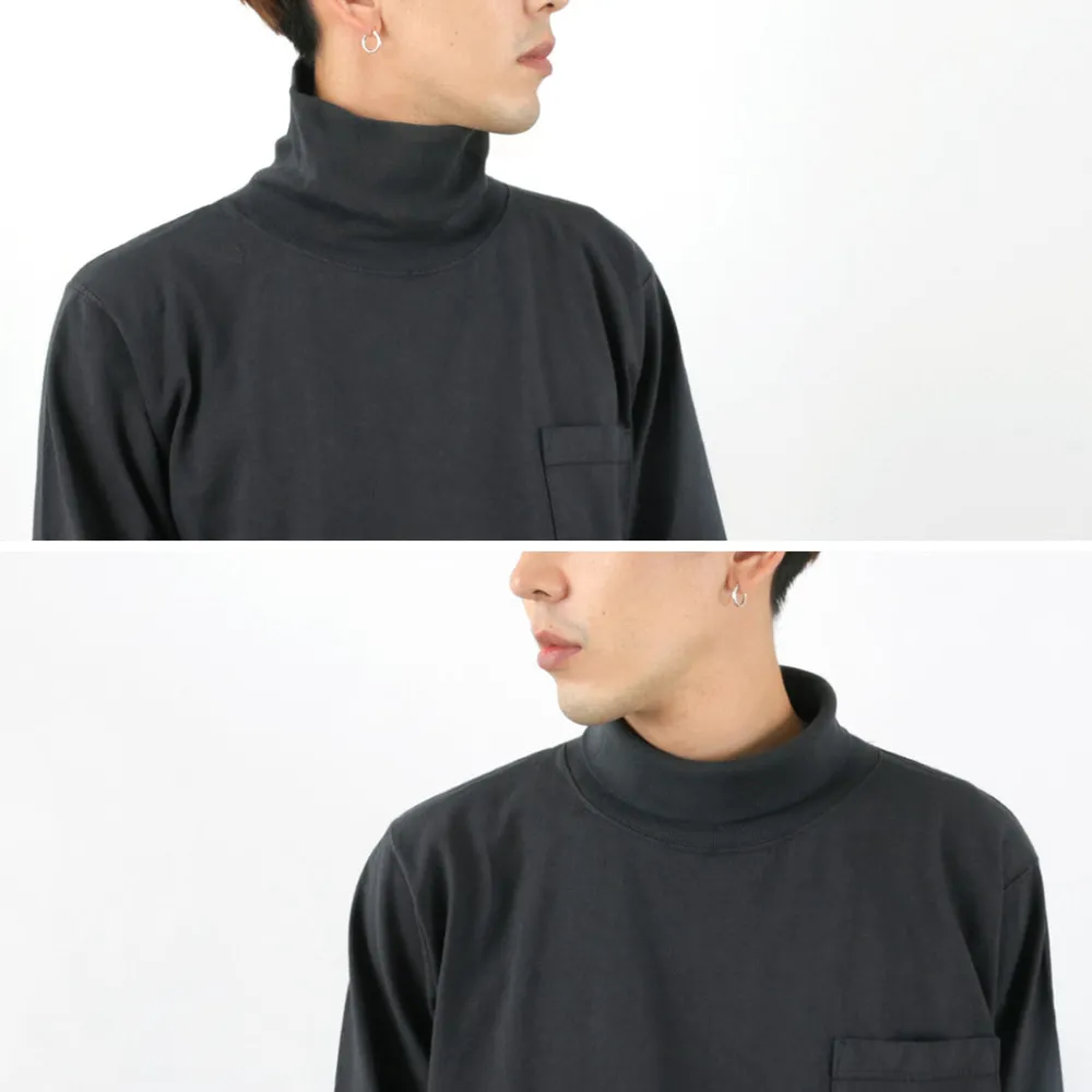 GOODWEAR T-Shirts^/ Long Sleeve Turtle Neck Pocket Tee