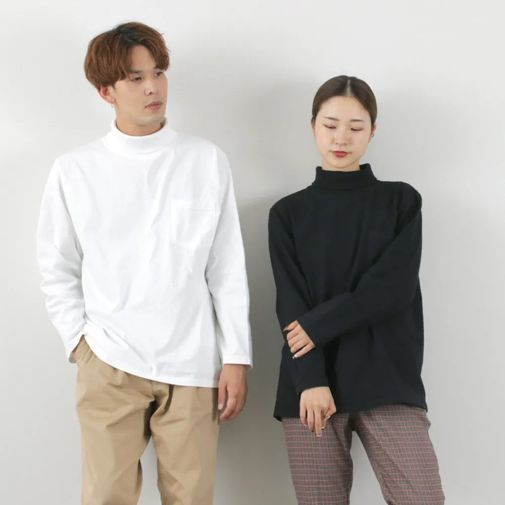 GOODWEAR T-Shirts^/ Long Sleeve Turtle Neck Pocket Tee