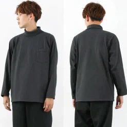 GOODWEAR T-Shirts^/ Long Sleeve Turtle Neck Pocket Tee