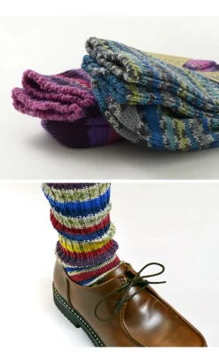 GRANGE CRAFT Socks^/ Fair Isle Wool Socks