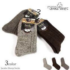 GRANGE CRAFT Socks^/ Jacob Sheep Wool Socks