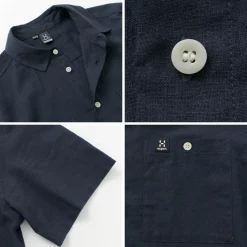 HAGLOFS Shirts^/ Curious Hemp Short Sleeve Shirt