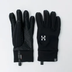 HAGLOFS Gloves^/ Power Stretch Grip Gloves black