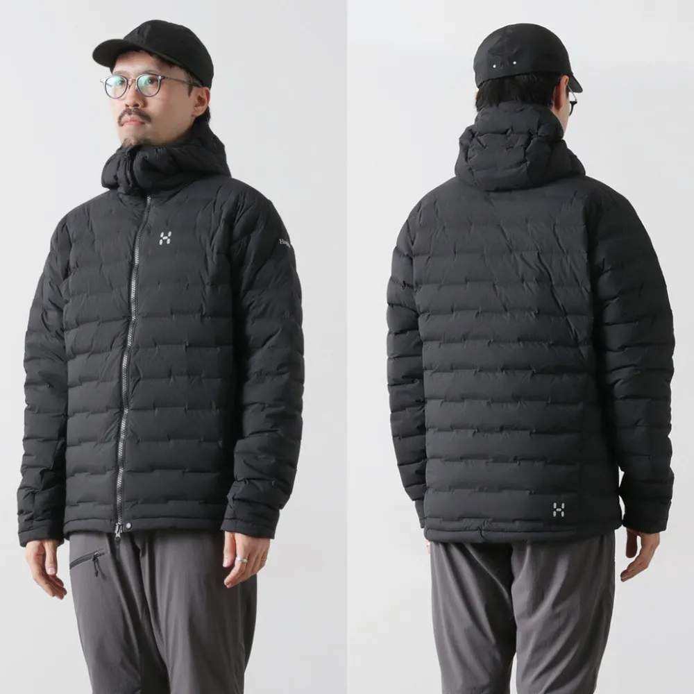 HAGLOFS Down Wear^/ Spitz Down Hood Jacket black
