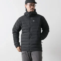 HAGLOFS Down Wear^/ Spitz Down Hood Jacket black