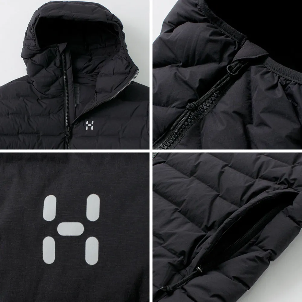 HAGLOFS Down Wear^/ Spitz Down Hood Jacket black