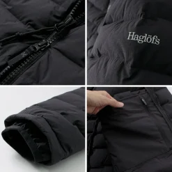 HAGLOFS Down Wear^/ Spitz Down Hood Jacket black