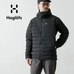 HAGLOFS Down Wear^/ Spitz Down Hood Jacket black