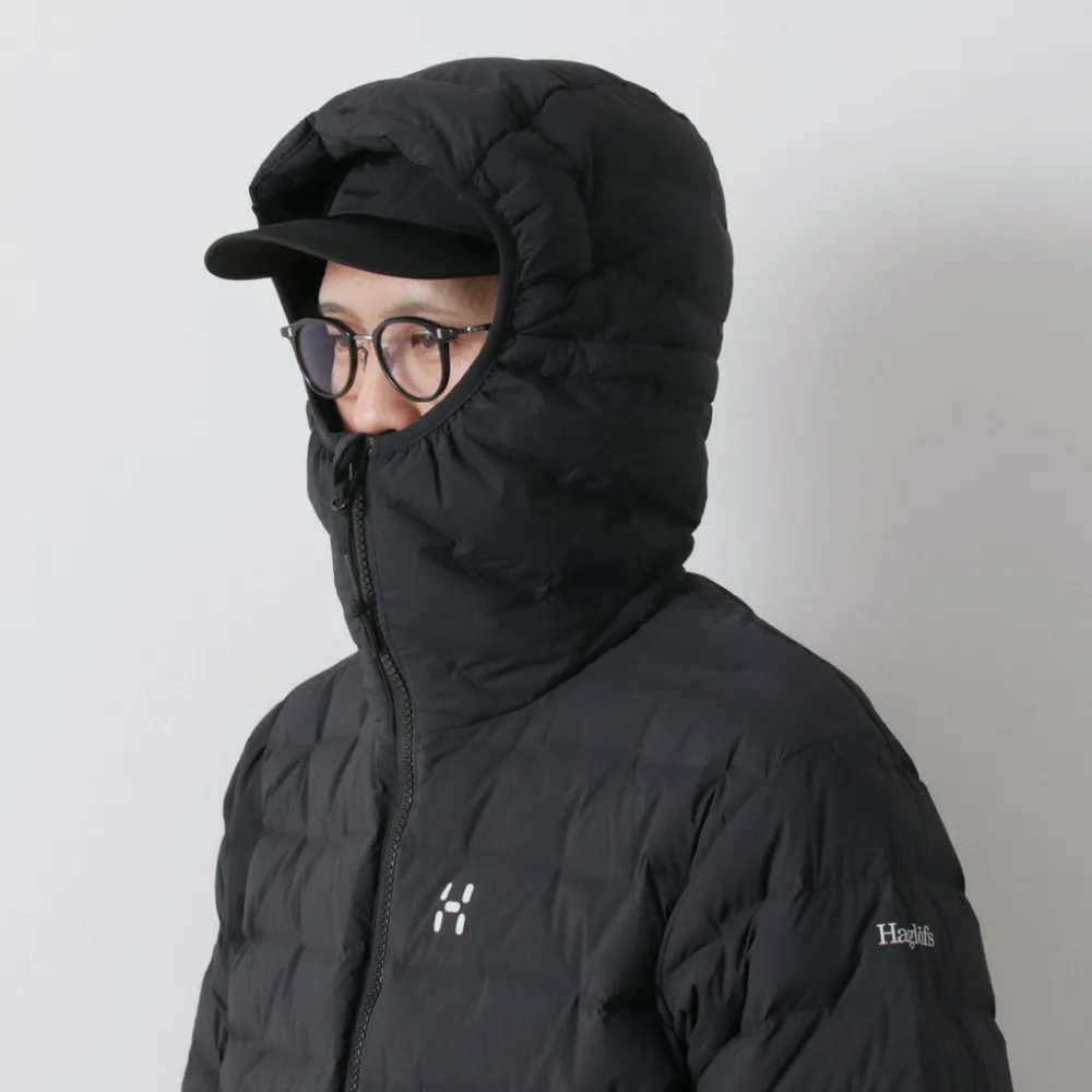 HAGLOFS Down Wear^/ Spitz Down Hood Jacket black