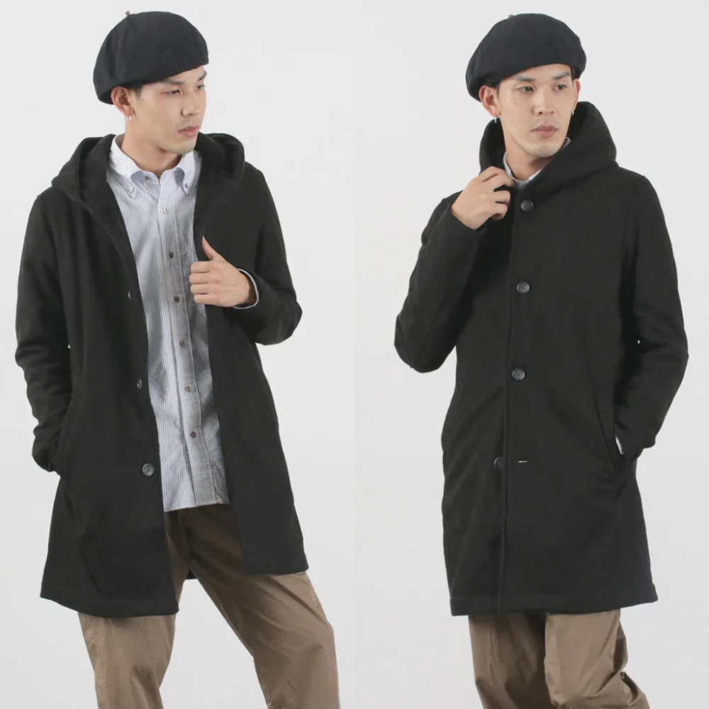 HARRISS Coats^/ Long Hoodie