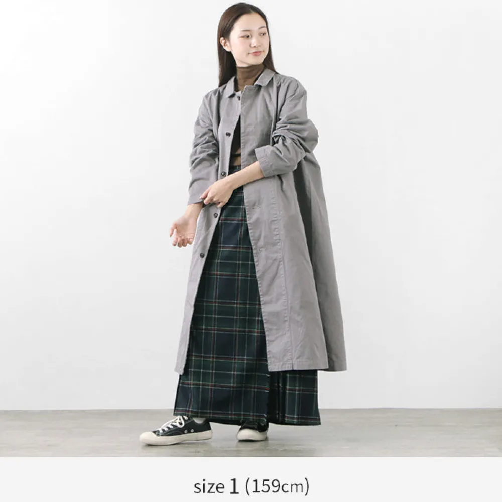 HARVESTY Coats^/ Chino Cloth Overcoat