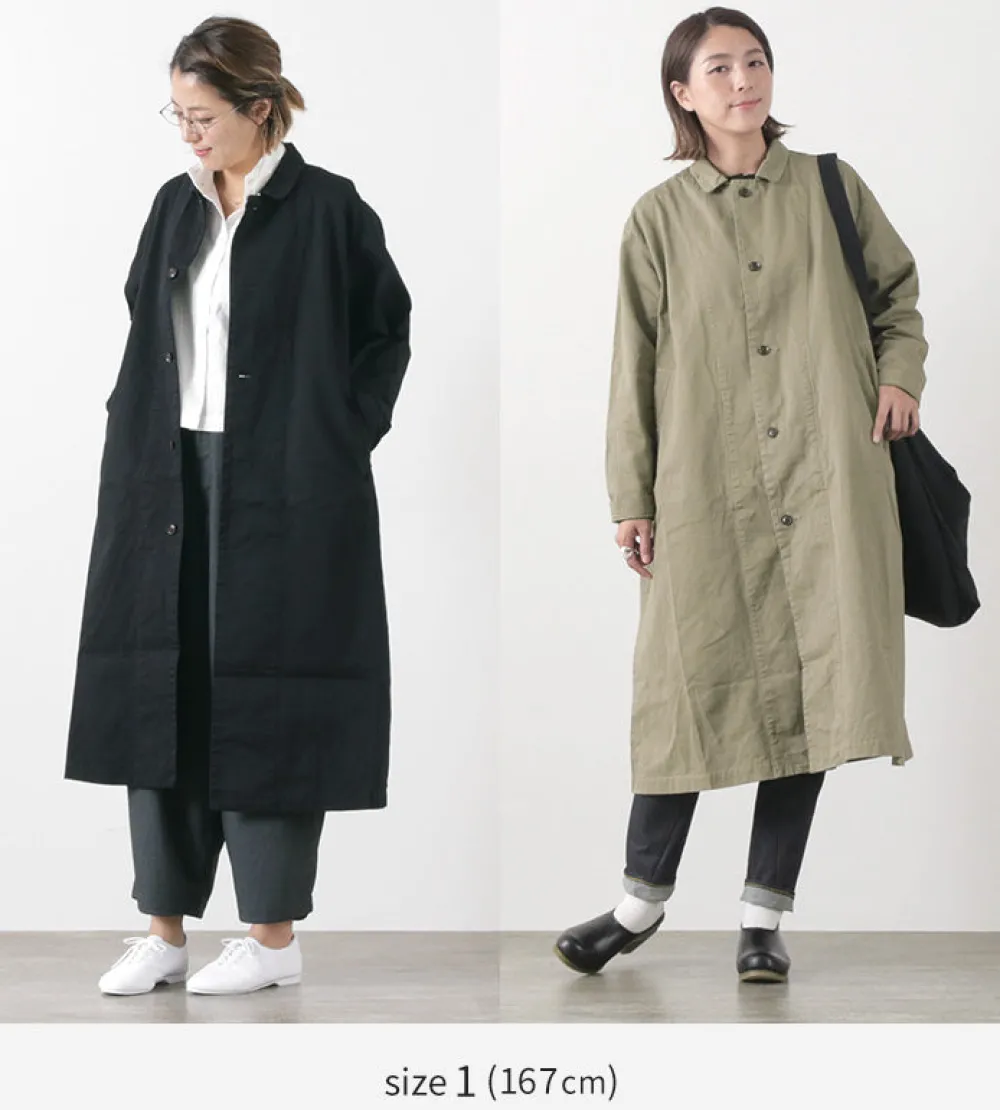 HARVESTY Coats^/ Chino Cloth Overcoat