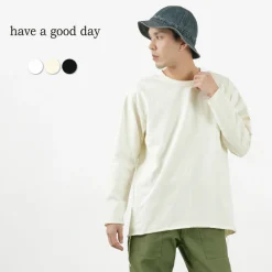 HAVE A GOOD DAY T-Shirts^/ Loose Long Sleeve T-Shirt