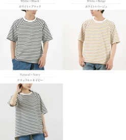 HAVE A GOOD DAY T-Shirts^/ Stripe Loose Short Sleeve T-Shirt