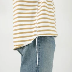 HAVE A GOOD DAY T-Shirts^/ Stripe Loose Short Sleeve T-Shirt