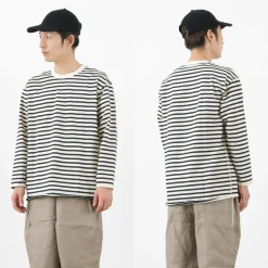 HAVE A GOOD DAY T-Shirts^/ Striped Loose Long Sleeve T-Shirt