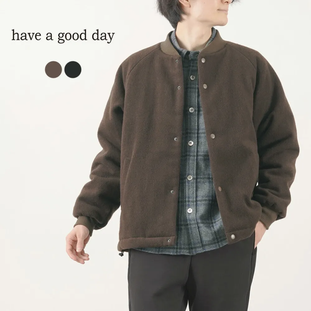 HAVE A GOOD DAY Jackets^/ Wool Padding Jacket