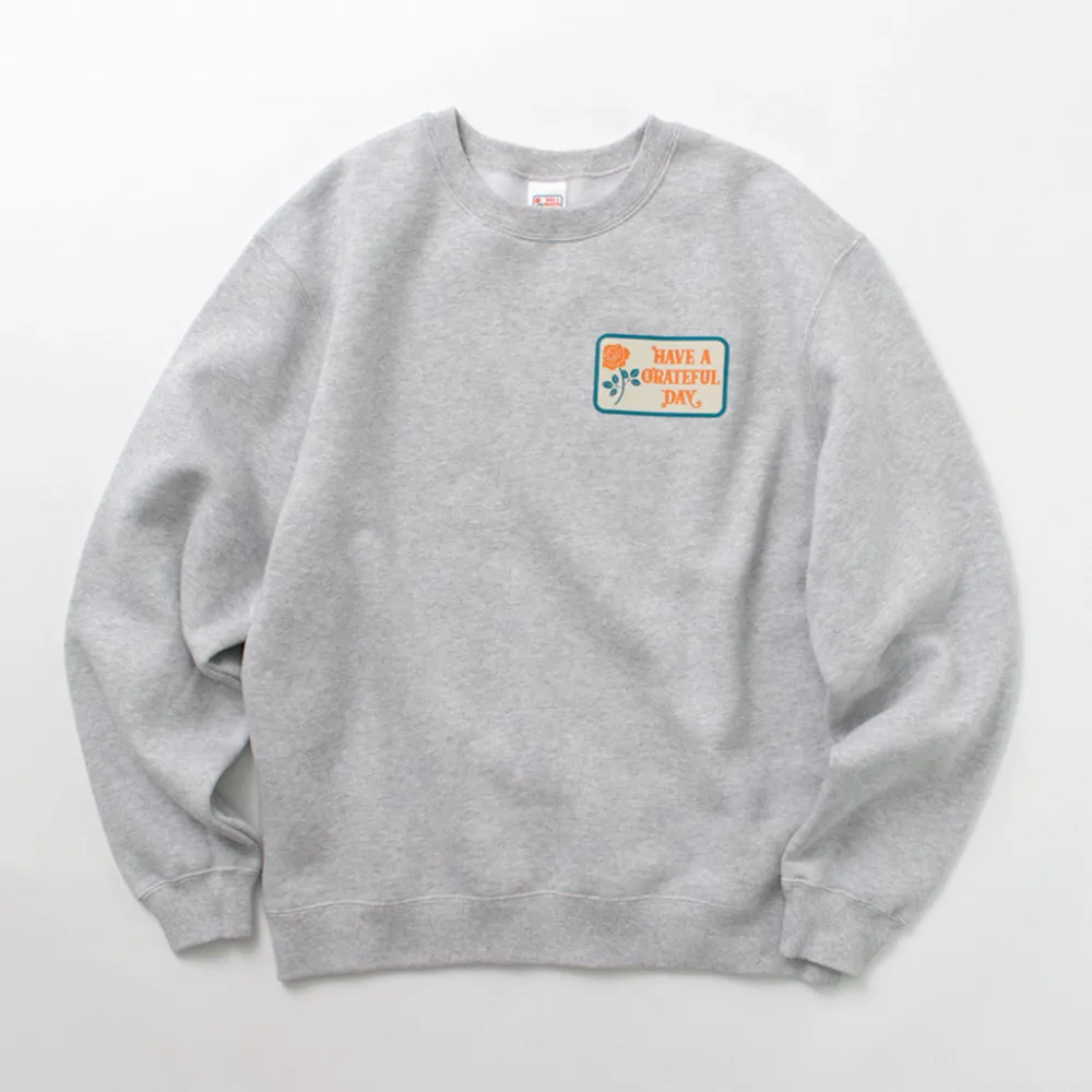 HAVE A GRATEFUL DAY Sweatshirts^/ Box Logo Sweatshirt lightgrey