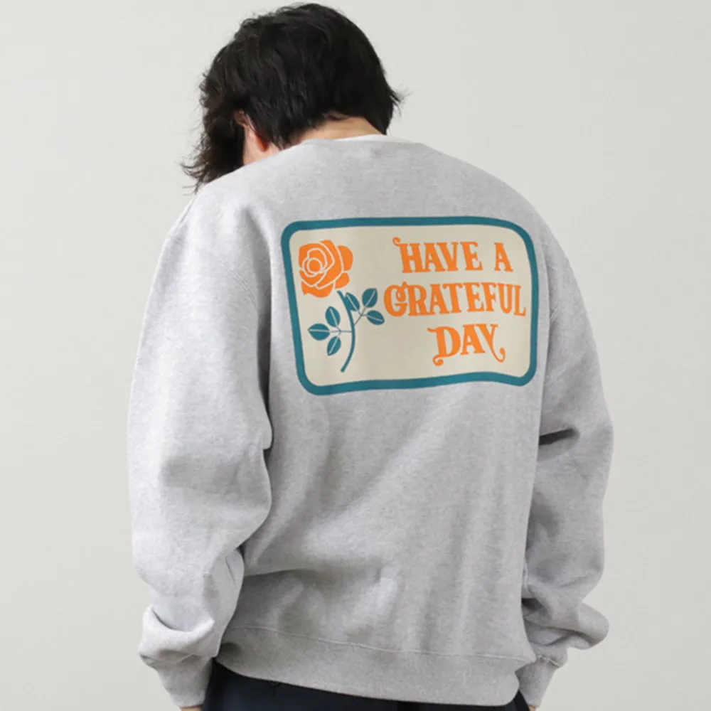 HAVE A GRATEFUL DAY Sweatshirts^/ Box Logo Sweatshirt lightgrey