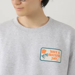 HAVE A GRATEFUL DAY Sweatshirts^/ Box Logo Sweatshirt lightgrey